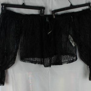 Forever 21 Black lace top